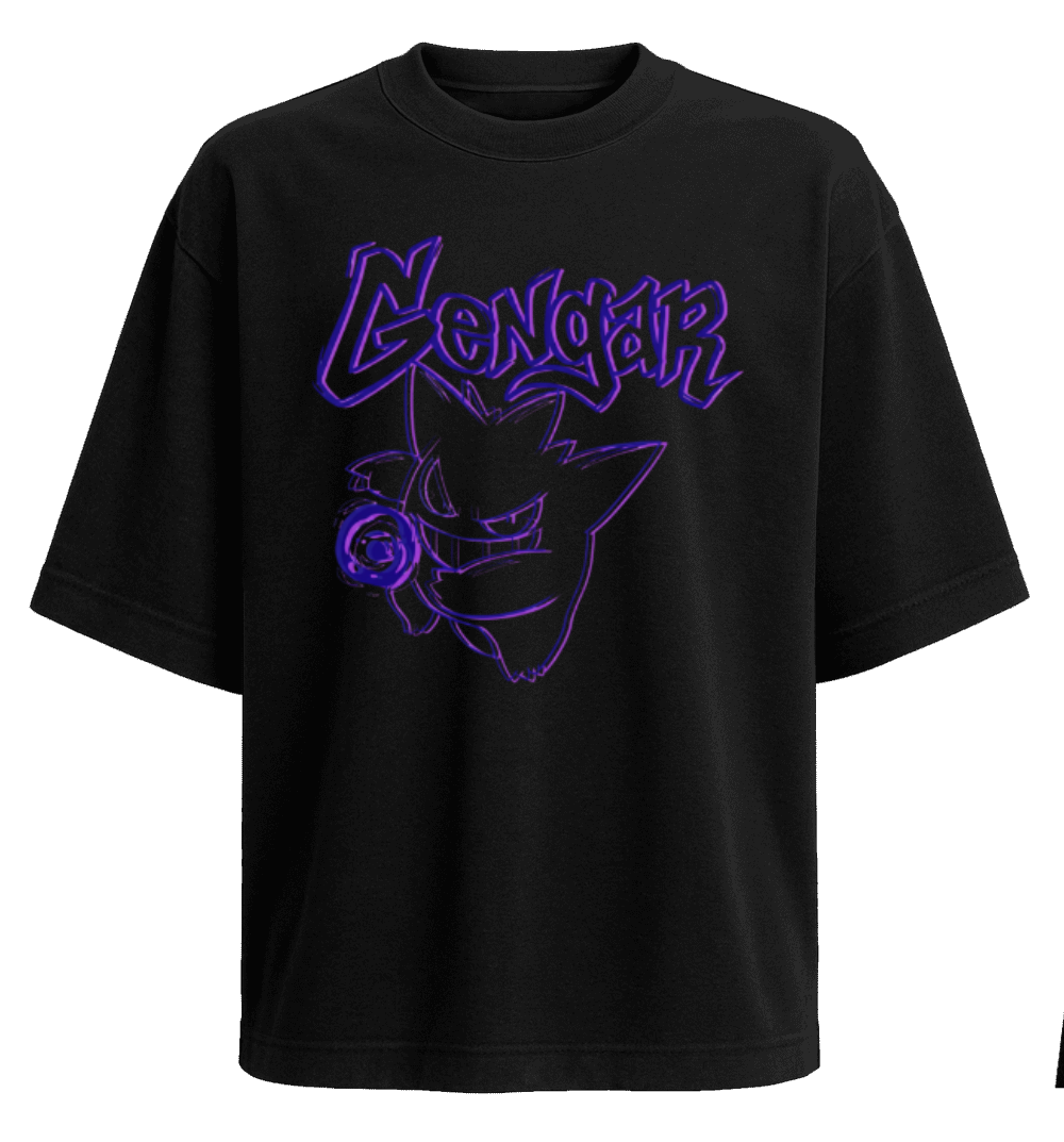 Polera Oversize - Gengar